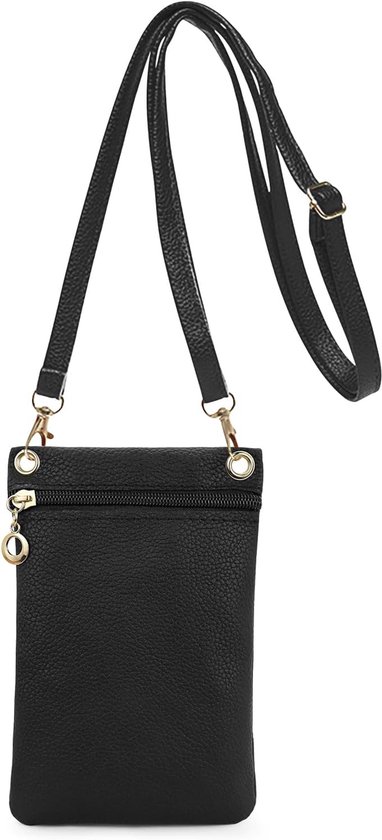 Zachte PU-leer Hoes voor Mobiele Telefoon - Schoudertas Dames voor Winkelen en Wandelen