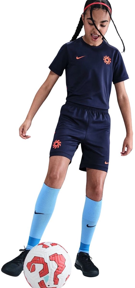 Nike Erling Haaland Academy Voetbalbroek JR Donkerblauw 140