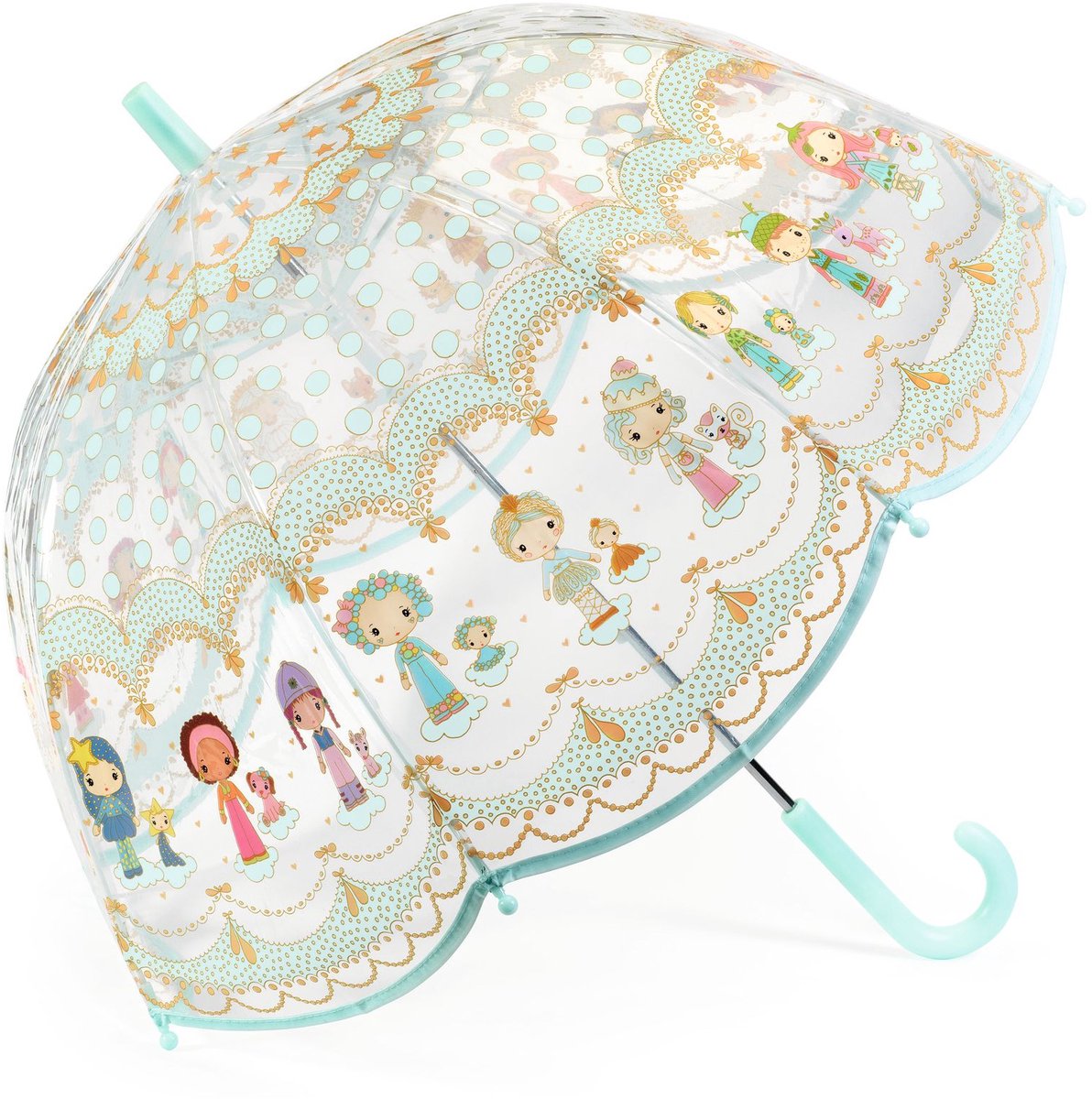 Djeco paraplu kinderspeelgoed Tinyly - kleurrijke kinderparaplu.