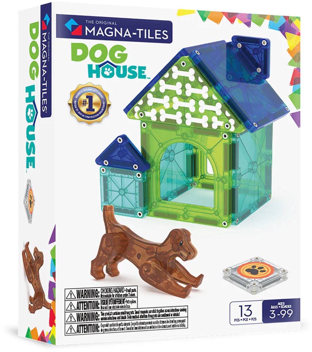 Dog House - Magnetische bouwset voor kinderen vanaf 3 jaar