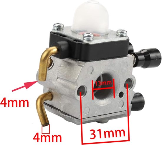 Carburateur met Bobine en Bougie Primer Lamp Luchtfilter Brandstoffilter voor STIHL FS38 FS55 FC55 FS45 FS46 KM55 HS45 String Trimmer Borstelsnijder — afbeelding 2