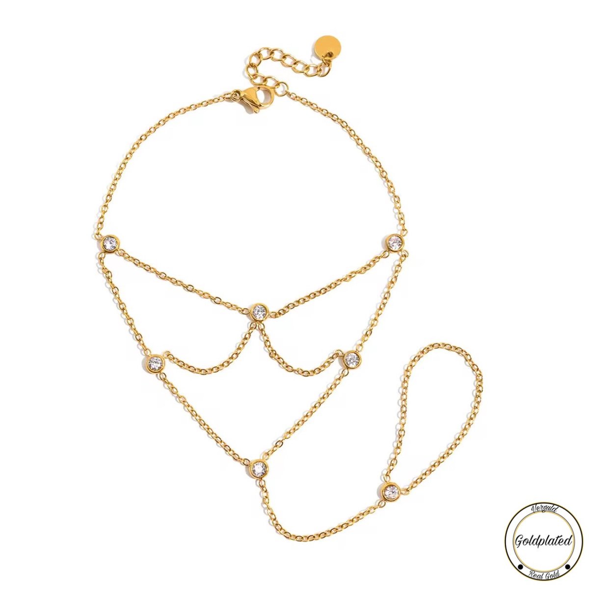 Saturn Gouden Kettingarmband – Lisa The Label