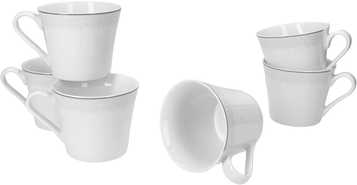 6-delig set VENEZIA koffiekopjes - 6x 413908