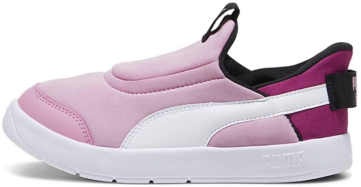 Puma Courtflex V3 Ease In Schoenen Jongen Wit