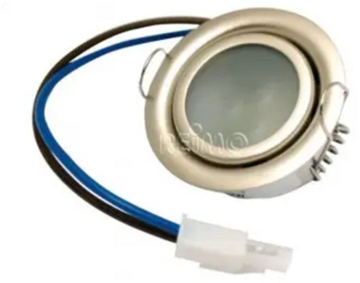 Inbouwspot LED 12V nikkel