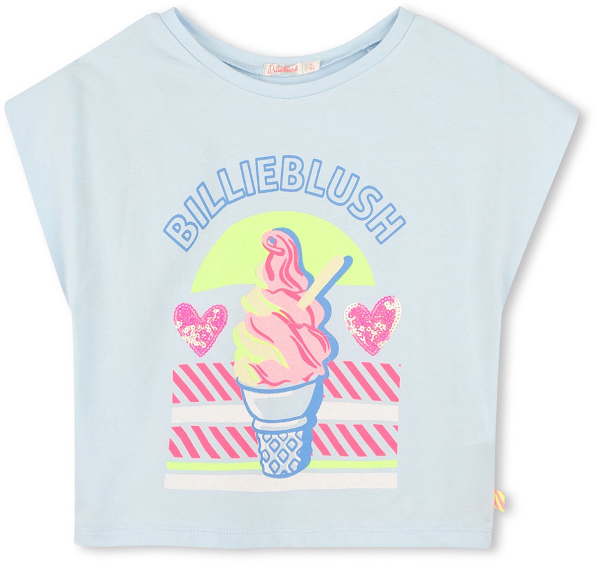 Billieblush U20954 T-shirt Met Korte Mouwen Blauw 24 Months Meisjes