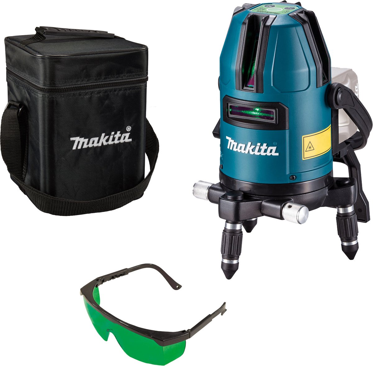 Makita SK40GDZ Accu Multilijn Laser Groen 12V Max Basic Body met Tas