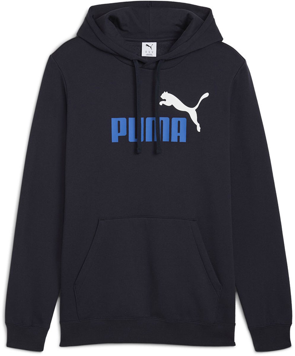Puma Ess 2 Color No 1 Logo Hoodie XL Man Marineblauw