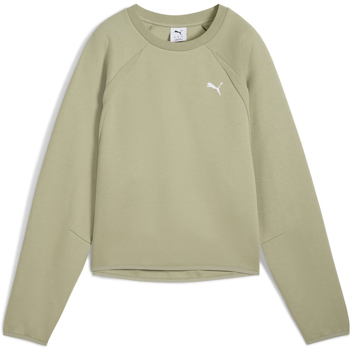 Puma Evostripe Comfort Short Sweatshirt XS Vrouw Lux Army