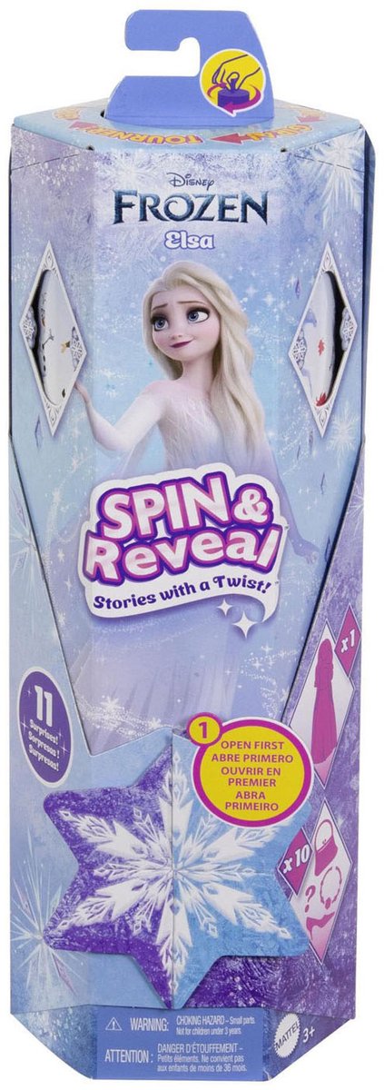 Disney Frozen Draaien en Ontdekken Elsa pop - Modepop — afbeelding 4