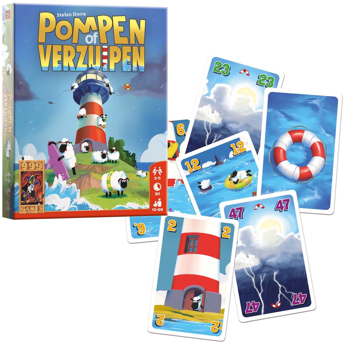 999 Games Pompen of Verzuipen: strategisch kaartspel thumbnail 6