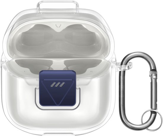 kwmobile Earphones Case for JBL Tune Flex 2 Case - Clear TPU Silicone Earbuds Cover - Transparent