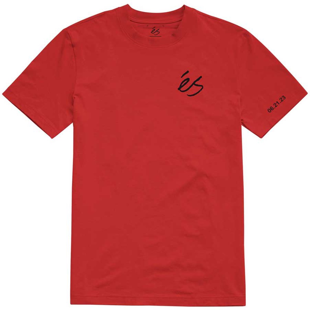 Es Go Skate T-shirt Met Korte Mouwen Rood S Man