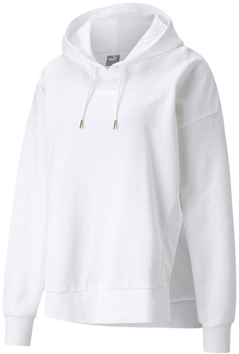 Puma Her Tr Hoodie M Vrouw Wit