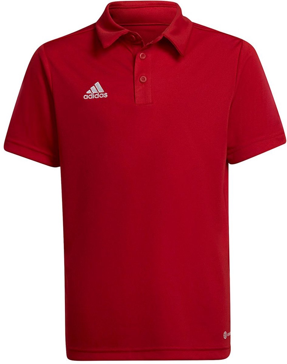 Adidas Entrada 22 Korte Mouw Poloshirt 24 Months-3 Years Kinderen Rood
