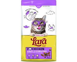 Lara Adult Care Light Sterilised Kip - Kattenvoer - 7 kg