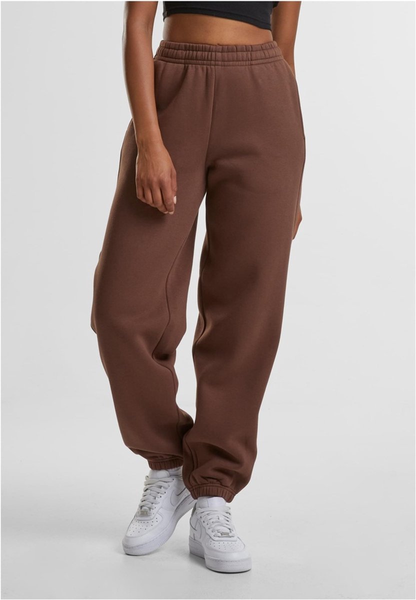 Urban Classics Fluffy Dames joggingbroek 5XL Bruin