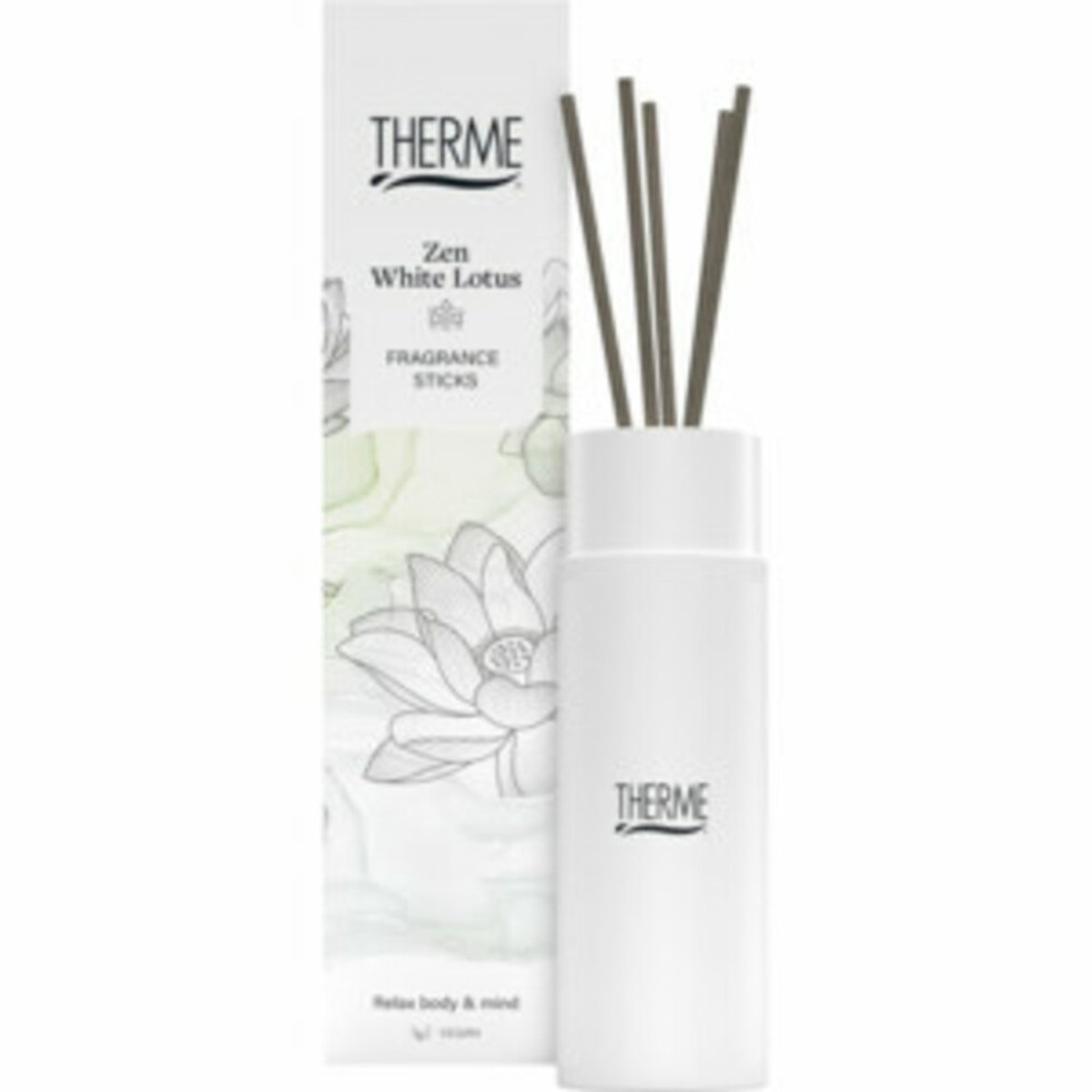 Therme Zen White Lotus Geurstokjes - 3 x 100 ml - Voordeelverpakking