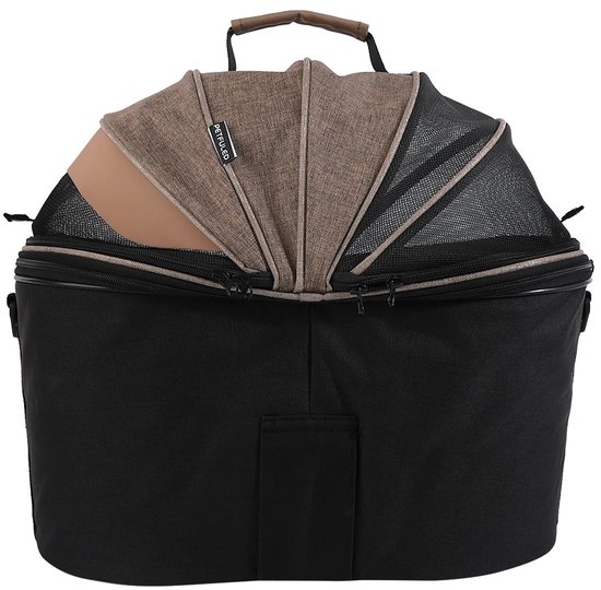 Panier vélo Benelux Select pour chien - Panier vélo pour chien - Panier vélo arrière pour chien - Sac de transport et siège auto pour panier vélo - 5 kg - 46 x 22 x 27 cm