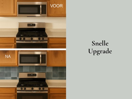 Ulticool Décoration Stickers carrelages - Bloem Zwart Wit - Cuisine cm - 15 pièces