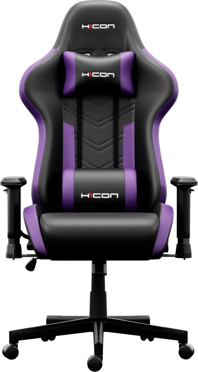 HICON Gamestoel Incanto - Ergonomisch - Gaming stoel - Bureaustoel - Verstelbaar - Gamestoelen - Racing - Gaming Chair - Zwart