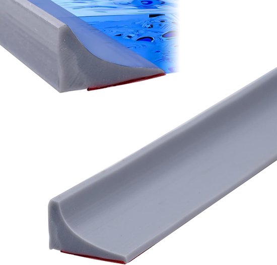 39 Inch Zuig Opvouwbare Douche Water Dam Siliconen Douchedrempel Waterstopper Barriere Guard Voor Droge En Natte Scheiding Caulk Seal Strip Randafwerking 1584143855