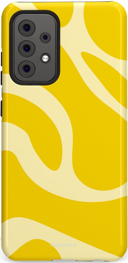 Étui Casetastic pour Samsung A52 (4G/5G/s) - Élégant étui de protection Duo couche - Jaune Citroen Sunburst