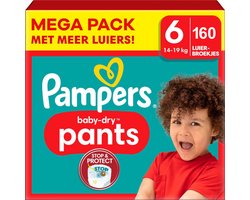 Pampers - Baby Dry Pants - Maat 6 - Mega Pack - 160 stuks - 14/19 KG