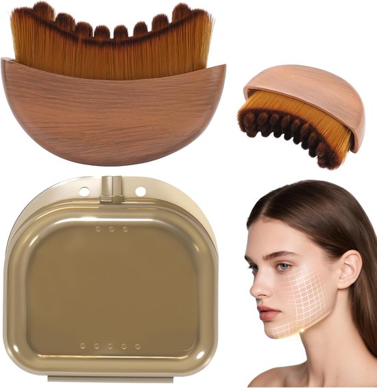 Brosse De Drainage Lymphatique Pour Le Visage - Anti-fatigue - Soin Du Visage