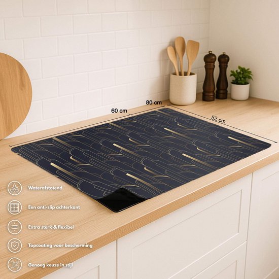 4x 22cm - Inductie Mat - Afdekplaat voor Kookplaat