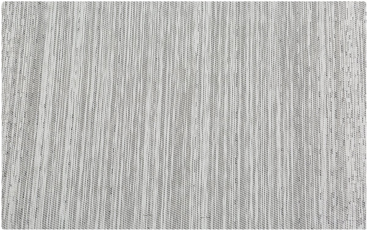 Cosy & Trendy Placemats - rechthoekig - geweven zwart/wit - 30 x 45 cm - Tafel dekken