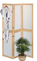 Paravent Relaxdays - 3 parties - paravent bambou - 180 cm - paravent - pliable