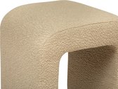 Atmosphera Sevi Poef - Bouclé - Beige