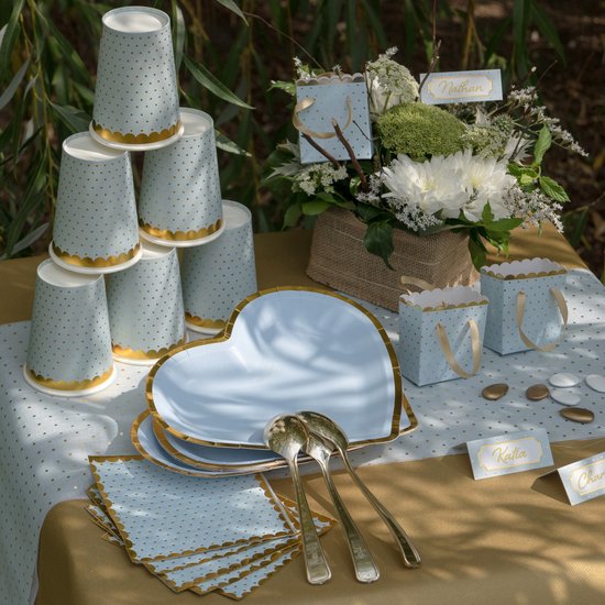 Servetten 'Babyshower' Blauw Quiz | Daily Style