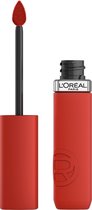 L'Oréal Paris Infaillible Matte Resistance lippenstift – Langhoudende Vloeibare Lipstick met een matte finish Verrijkt met Hyaluronzuur - 400 Spill The Tea - Vegan - 5ml
