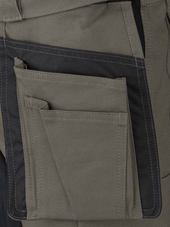 STØRVIK Thijs Stretch Short Work Trousers Men - Short de travail - Taille XS - Taupe
