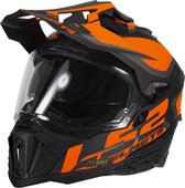 LS2 Helm Explorer Alter MX701 mat zwart / fluor oranje maat S