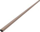 Akudeco® Akoestische wandpanelen - Akupanel - Eindlat - Hoek - Walnoot - 270 x 2.7 cm