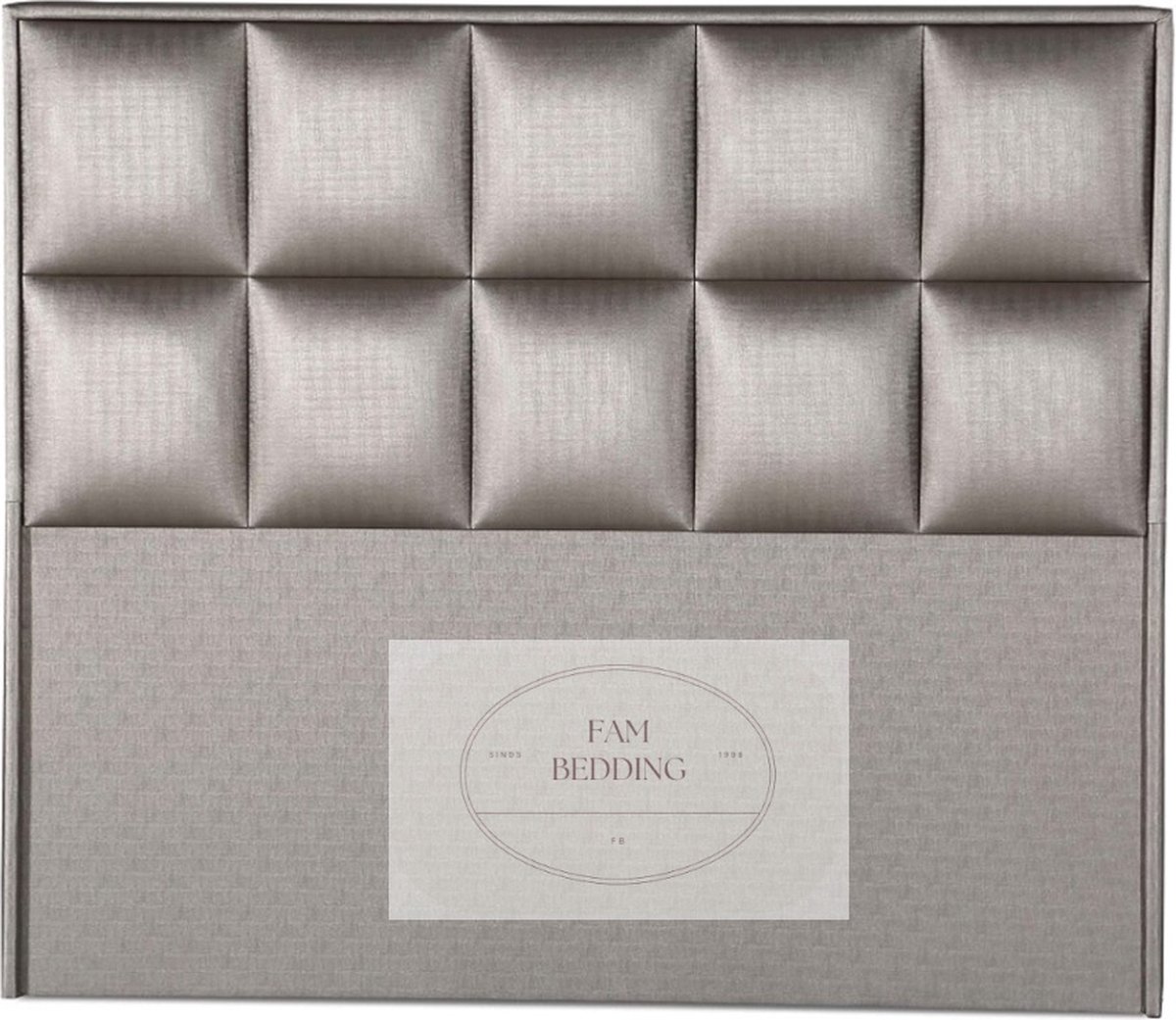 FAM BEDDING Opberg Boxspring Scarlett zonder matras Taupe 180x200 thumbnail 2