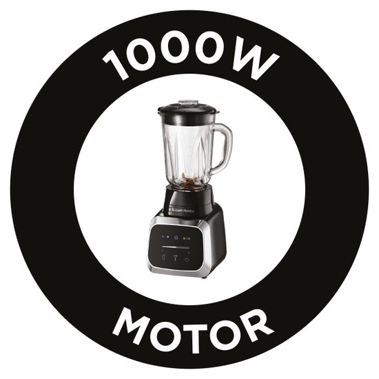 Russell Hobbs Sensigence Glas-Intelligent Blender 28241-56 - 1000 Watt van Merkloos — afbeelding 4