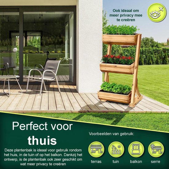 sens-design-plantenrek-balkon-plantenstandaard-met-3-lagen-hout-bol