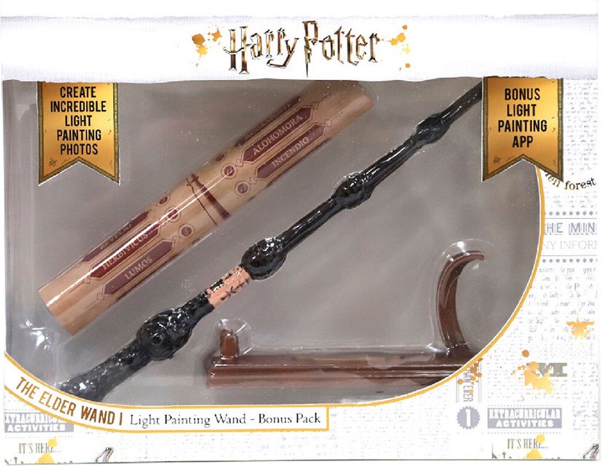 Harry Potter - Baguette magique de peintre en lumière Ron 18 cm