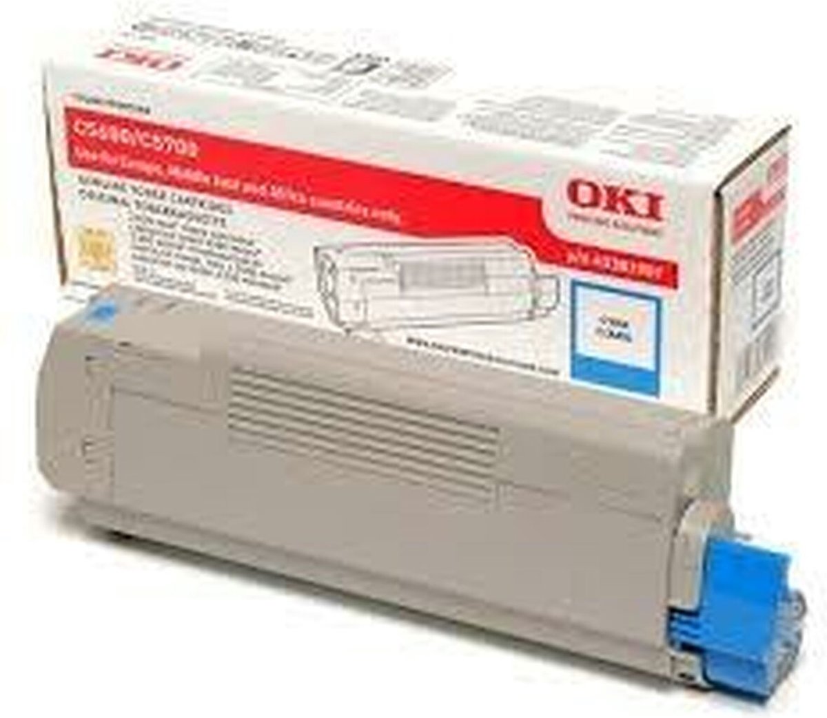 Oki Toner - cyaan voor de C5600 / C5700 (6k)
