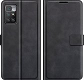 Coverup Deluxe Book Case-- Geschikt voor Xiaomi Redmi 10 Hoesje - Zwart