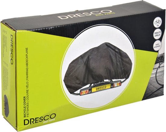 Dresco Fietshoes voor 1 Fiets - Waterdicht - 200x72x98cm - Voor Fietsendrager en Stalling van Dresco — afbeelding 5