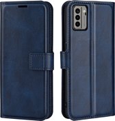 Coverup Deluxe Book Case - geschikt voor de Nokia G22 Hoesje - Blauw