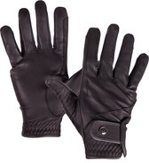 QHP - Handschoenen Leather Pro - Zwart - M