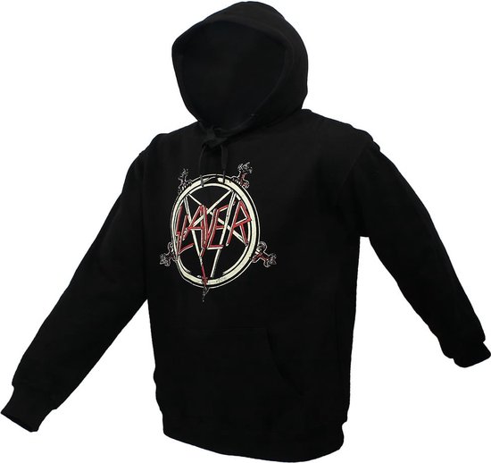 Slayer Pentagram Hoodie Trui - Officiële Merchandise