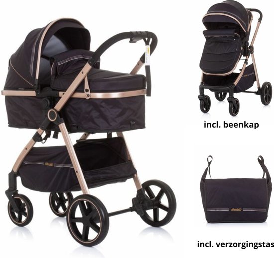 Kinderwagen Chipolino Misty Ebony
