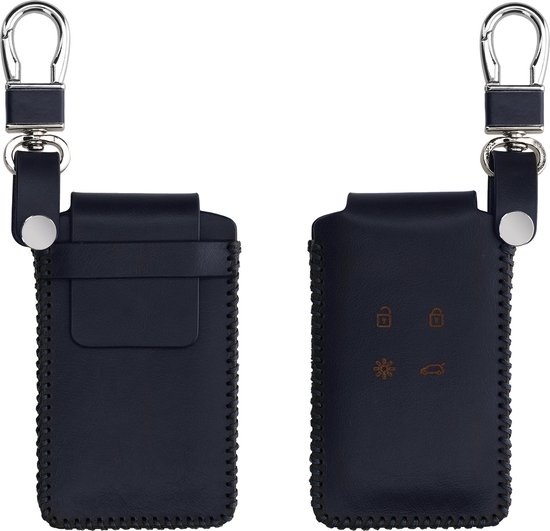 kwmobile autosleutelhoes compatibel met Renault 4-knops Smartkey autosleutel (alleen Keyless Go) - Siliconenhoes in antieksteen - Sleutelcover